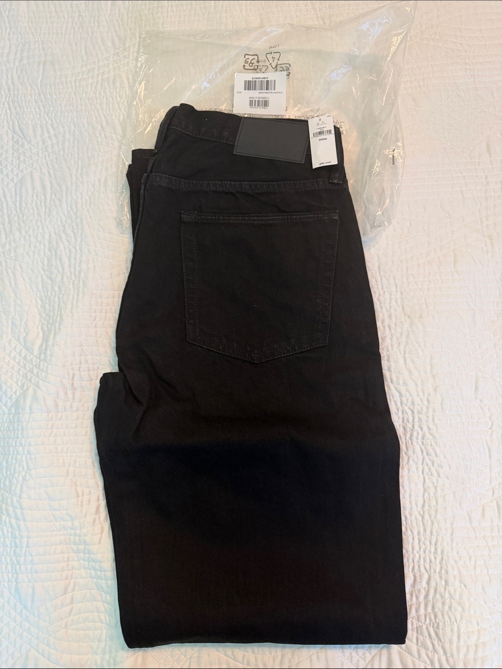 GAP Men's Straight Black Jeans